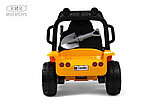 Детский электромобиль RiverToys C004MC (желтый) Режим качалки, лопатка в комплекте, фото 4