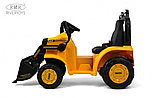 Детский электромобиль RiverToys C004MC (желтый) Режим качалки, лопатка в комплекте, фото 6