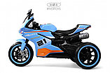 Детский электромотоцикл RiverToys C005MC (синий), фото 5