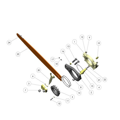 Пильный узел 25RH (RHS) 21510233
