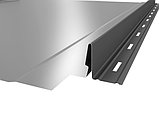 Кликфальц RoofArt ArtClick RA1 0,53мм GreenCoat Pural BT цинк 350 г/м² кирпичный красный, фото 4