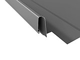 Кликфальц RoofArt ArtClick RA1 0,53мм GreenCoat Pural BT цинк 350 г/м² кирпичный красный, фото 5