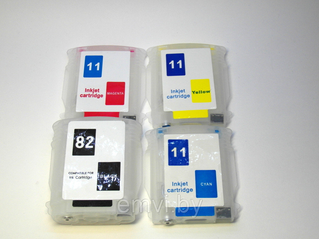 Перезаправляемые картриджи (ПЗК) для HP DesignJet 111 с авточипом