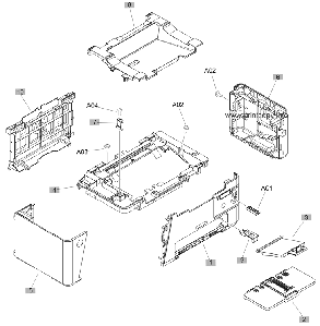 Крышка Cover, top  FE4-0923 для CANON  моделей MF247dw