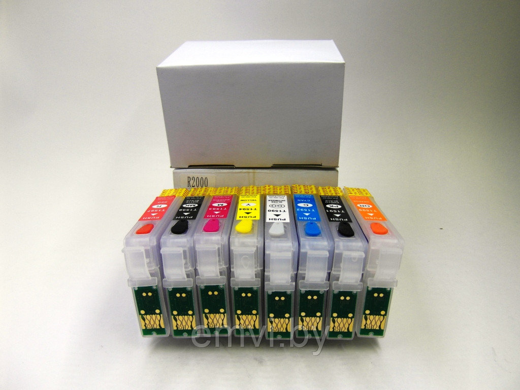 Перезаправляемые картриджи (ПЗК) для Epson R2000