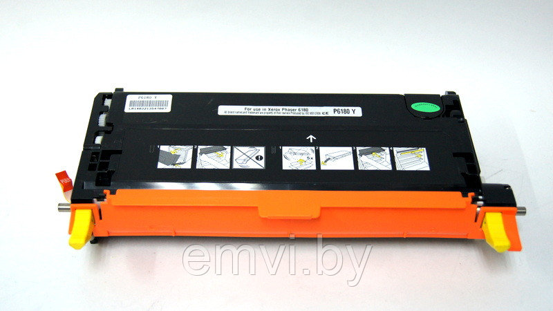 Картридж 113R00725  113R00721 yellow для XEROX Phaser 6180 совместимый