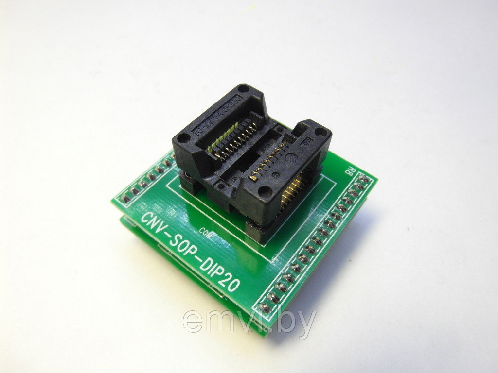 Адаптер DIP20- SOP20 (200 mil)