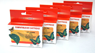 Набор картриджей PGI-520BK / CLI-521 ( 5 цветов ) для принтера Canon iP3600 / iP4600 / iP4700 / MP540 / MP550