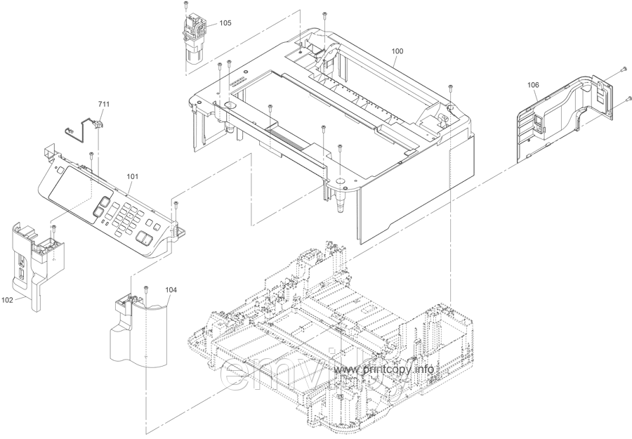 Энкодерная лента 1604764 для Epson PXM740F/ WF3620/ WF3621/ PXM740F