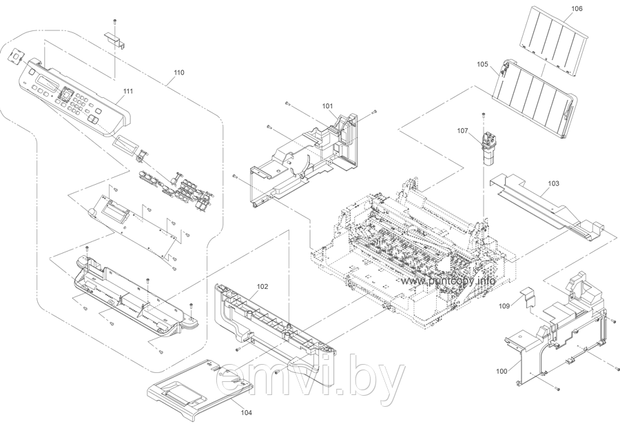Энкодерная лента 1631066 для Epson WF-2660/ WF-2650/ WF-2750/ WF-2760
