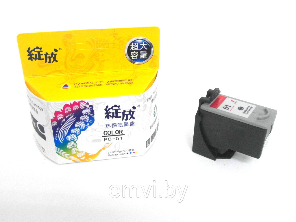 Картридж цветной (Color) CL-51 для canon PIXMA-iP2200, MP150, MP160, MP170 совместимый