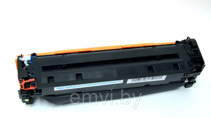 Картридж CF381A/ CE411A/ CC531A/ Canon 718 (Cyan) для HP LaserJet: CP2020/ 2025/ CM2320 совместимый