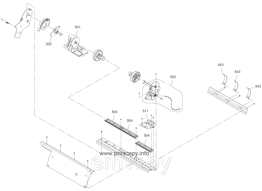 Шлейф печатающей головки B.B 1521061 для Epson Stylus Pro 9700/ 7700/ 9900