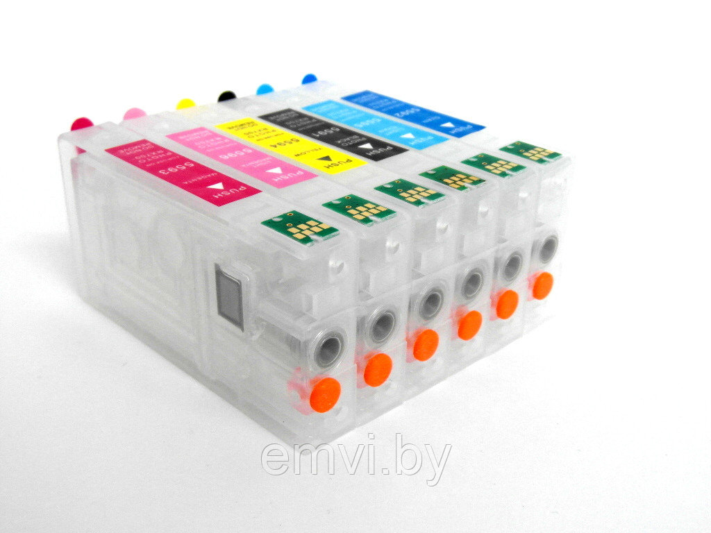 Перезаправляемые картриджи (ПЗК) для Epson Stylus Photo RX700