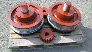 Колеса К2Р 400х90 К2Р 400х100 ,К2Р 600х90 ,К2Р 600х100  крановые двухребордные кран тележка