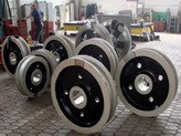 Колеса К2Р 800х110 К2Р 800х130 ,К2Р 800х150 ,К2Р 800х170  крановые двухребордные кран тележка