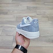 Кроссовки Nike Air Force 1 Suede Low Gray Beige, фото 4