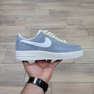 Кроссовки Nike Air Force 1 Suede Low Gray Beige, фото 2