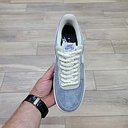 Кроссовки Nike Air Force 1 Suede Low Gray Beige, фото 3