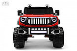 Детский электромобиль RiverToys E007EE (красный) Полноприводный Jeep Rubicon, фото 2