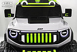 Детский электромобиль RiverToys E007EE (серо-зелёный) Полноприводный Jeep Rubicon, фото 2