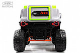 Детский электромобиль RiverToys E007EE (серо-зелёный) Полноприводный Jeep Rubicon, фото 6
