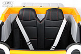 Детский электромобиль RiverToys E007EE (серо-оранжевый) Полноприводный Jeep Rubicon, фото 4