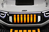 Детский электромобиль RiverToys E007EE (серо-оранжевый) Полноприводный Jeep Rubicon, фото 6