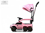 Детский толокар-электромобиль RiverToys G008GG-A (розовый) Mercedes, фото 2