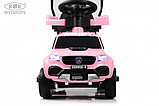 Детский толокар-электромобиль RiverToys G008GG-A (розовый) Mercedes, фото 5