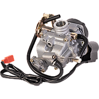 Карбюратор 4T GY6- 50/60cc, 139QMB (PD16) пласт. крышка (KEIHIN)