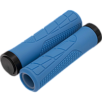 Ручки 00-170566 на руль H6 OneSideLock 135мм резиновые, новый антискольз. дизайн, c 1 черн. фикс. си
