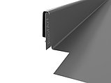 Кликфальц RoofArt ArtClick RA3 0,53мм GreenCoat Pural BT цинк 350 г/м² черный, фото 3