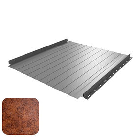 Кликфальц RoofArt ArtClick RA3 0,53мм GreenCoat Pural BT цинк 350 г/м² патинированная имитация ржавчины