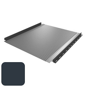 Кликфальц RoofArt ArtClick RA4 0,53мм GreenCoat Pural BT цинк 350 г/м² антрацитовый серый
