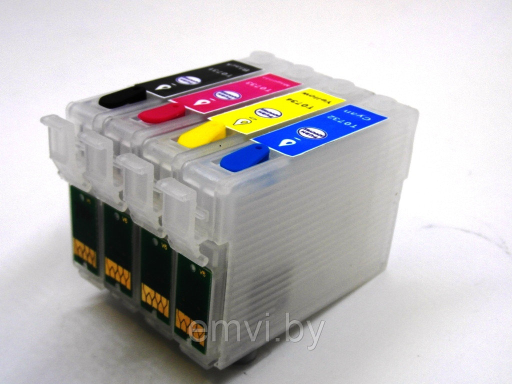 Перезаправляемые картриджи (ПЗК) для Epson TX200 / TX210 / CX7300 / T40W/ C79