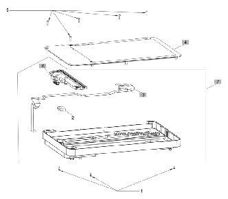 Сканирующая линейка CZ181-60104 для HP Laserjet M176/ M177/ M176n/ M177fw