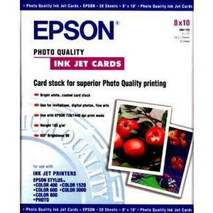 Фотобумага Epson Photo Quality Ink Jet Paper 10"x8", 185г/м2, 30 листов