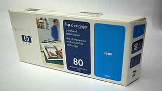 Печатающая головка C4821A № 80 Cyan для HP Designjet 1050c/ 1055cm (О)