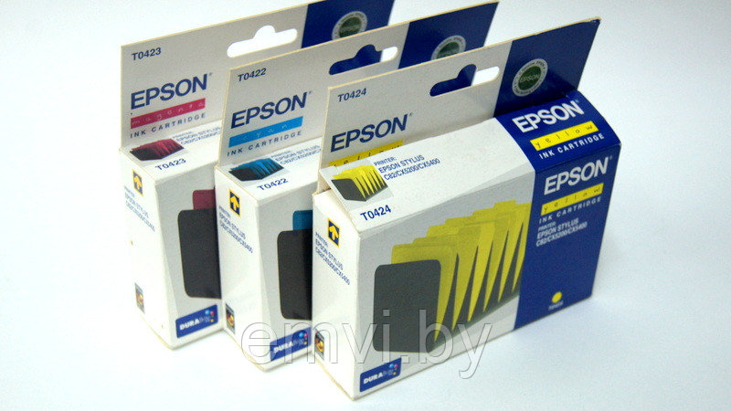 Картридж T0321/ T0422/ T0423/ T0424 для Epson Stylus C82/ CX5200/ CX5400 (О) в ассортименте