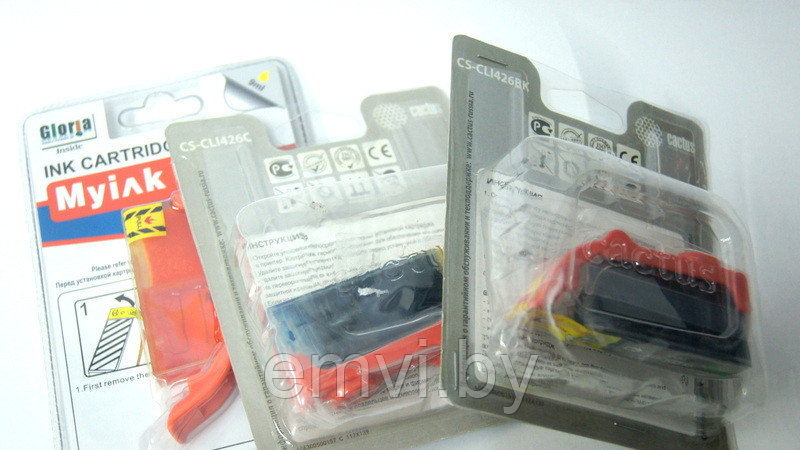 Картридж CLI-426 для Canon iP4840/ MG5140/ MG5240/ MG6140 совместимые в ассортименте