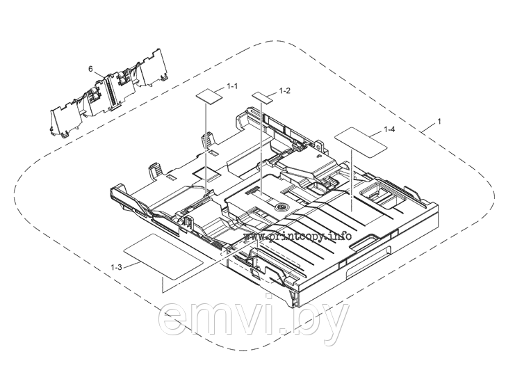 6 1214680 POROUS PAD,INK EJECT,H 1214680 для Epson моделей Stylus Photo R2000