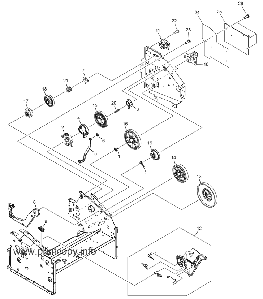 Редуктор в сборе RC1-2483 | RC1-2481 для Canon i-SENSYS MF4018/ LBP2900/ HP M1005