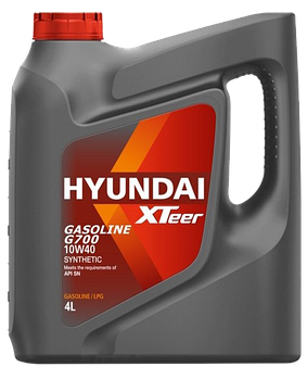 Моторное масло Hyundai XTeer Gasoline G700 10W-40, 4л