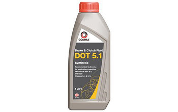 Тормозная жидкость Comma BRAKE FLUID DOT 5.1, 1л