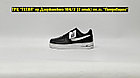 Кроссовки Nike Air Force 1 Low Black White, фото 3