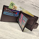 Компактный кошелёк портмоне коричневый L560-207 brown, фото 4