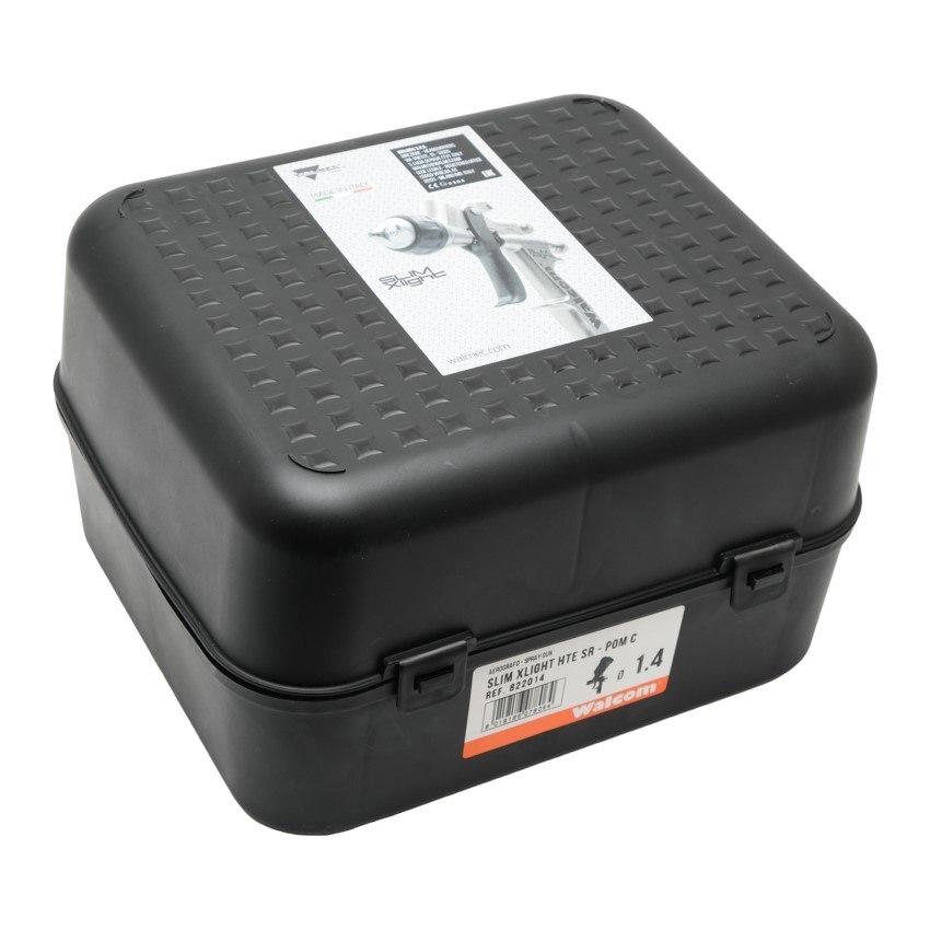 Краскопульт Walcom Slim XLIGHT S HVLP  1,4 с матовым никелированным покрытием (с манометром)