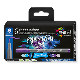 Набор фломастеров STAEDTLER Pigment brush 371 C6-2