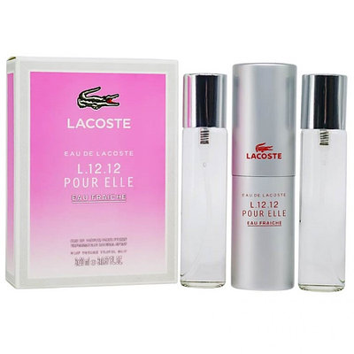 Парфюмерный набор Lacoste L.12.12 Elle Fraiche / edp 3*20 ml